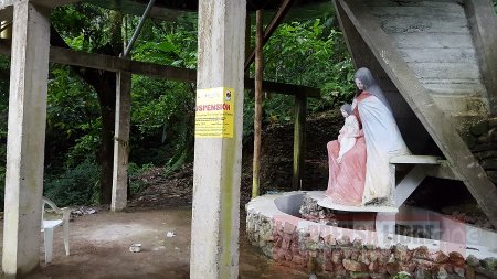 Infracción ambiental en zona protegida de Villavicencio disfrazada como ataque satánico a la Virgen del Carmen