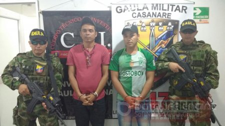 Extorsionistas del ELN capturados en Yopal