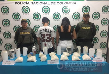 En una encomienda del Caquetá la Policía incautó 10 kilos de base de coca
