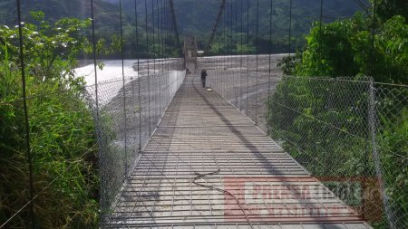 Después de muchos meses por fin rehabilitaron puente Eccehomo en Támara