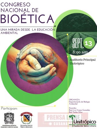 Congreso de Bioética en Unitrópico