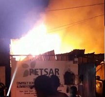Incendio consumió bodega de reciclaje en Yopal 