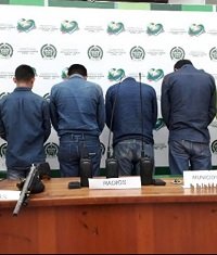 Varias capturas por porte ilegal de armas el fin de semana en Casanare