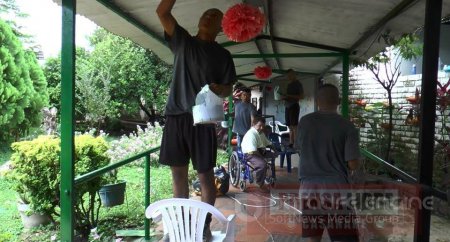 Soldados del Ejército Nacional hicieron mantenimiento a la casa hogar Otoño   