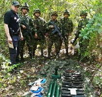 En la vereda Miralindo de Orocué Ejército ubicó depósito ilegal con material de guerra    