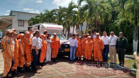 Ecopetrol entregó ambulancia a la Defensa Civil de Aguazul