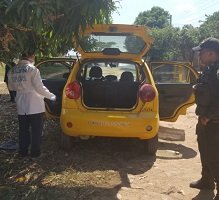 Taxi abandonado en Hato Corozal generó temor por posible carga explosiva