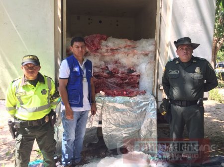 Policía incautó 4 toneladas de carne de chigüiro 