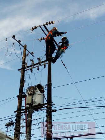 Mantenimiento de redes eléctricas en sector rural de Yopal este jueves 