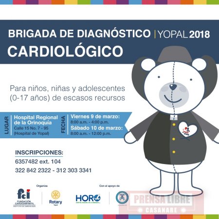 Brigada de Diagnóstico cardiológico gratuito en Yopal