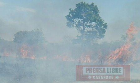 Incendio forestal en Trinidad amenaza reserva natural