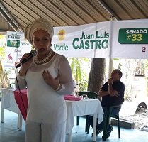 Candidata presidencial Piedad Córdoba visitó Yopal 