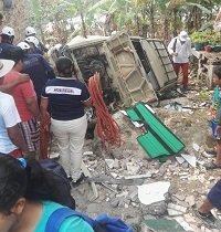 Cinco heridos en accidente de tránsito en Támara