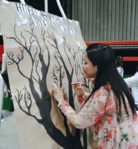 Con árbol simbólico homenajearon en Aguazul a las víctimas del conflicto armado