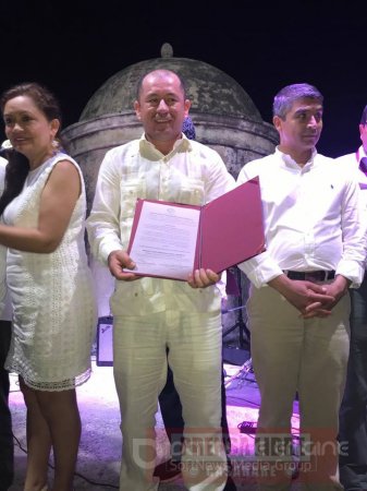 Federación Nacional de Municipios entregó reconocimiento a la gestión integral al Alcalde de Paz de Ariporo Favio Vega 