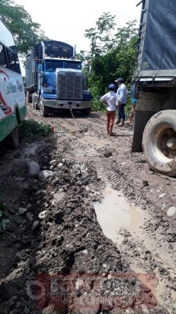 Suspenden despacho de buses a Bocas del Pauto por desastroso estado de la vía