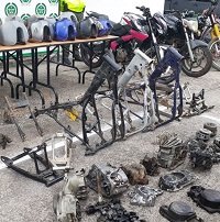 Embestida policial contra el hurto de motocicletas en Casanare