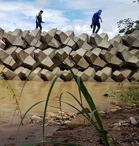 $3500 millones invirtió Gestión del Riesgo para Aguazul en nuevo paso elevado del acueducto y obras de protección en el río Unete