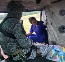 Fuerza Aérea evacuo paciente con trauma torácico en Vichada 
