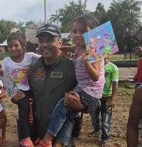 Fuerza Aérea Colombiana visitó comunidades indígenas del Guainía 