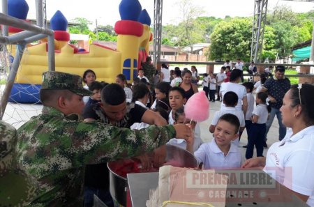 Ejército celebró con los niños de Casanare  