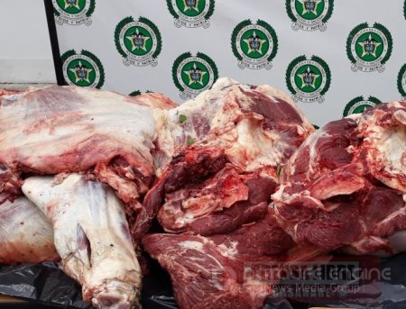 110 kilos de carne incautó la Policía en Yopal