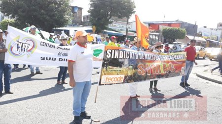 Paro nacional de maestros afectará clases en Casanare