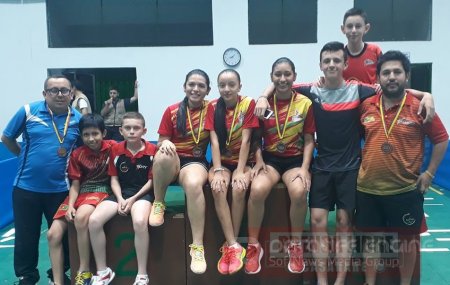 Casanare obtuvo medalla de bronce en el nacional de tenis de mesa en Bucaramanga