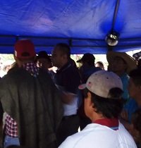 Continúa protesta de comunidades del Morro contra la petrolera Equión