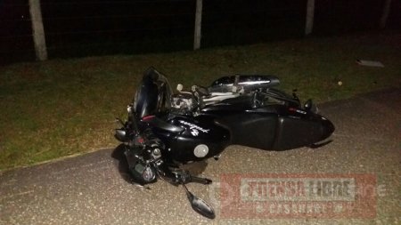 Motociclista murió en la vía Pore - Trinidad