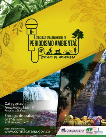 Concurso de Periodismo Ambiental organiza Cormacarena