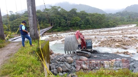 Recuperado puente La Piñalera tras emergencia en Sabanalarga