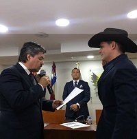 Ortiz Zorro se posesionó como representante de Colombia en el Parlamento Andino
