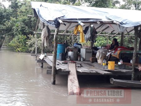 Crisis humanitaria por inundaciones denuncian damnificados por inundaciones del río Meta en Maní