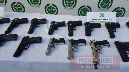 Proliferación de porte de armas neumáticas y de fogueo en Yopal