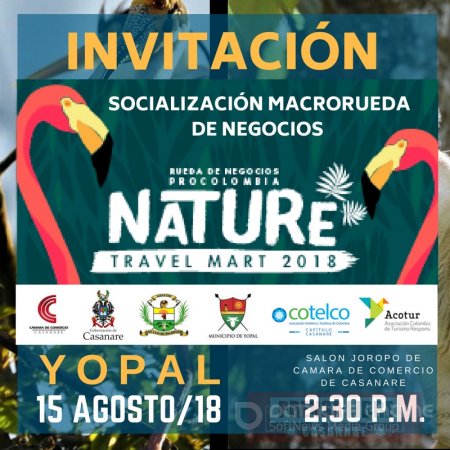 Hoy socializan macro rueda de Negocios Nature Travel Mart 2018