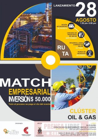 Match Empresarial para interesados en ser proveedores de bienes y servicios de la industria petrolera en Casanare