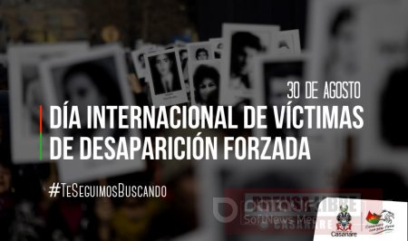 Actos de conmemoración por las víctimas de desaparición forzada