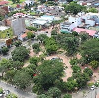 Parque Santander de Yopal sumido en el abandono