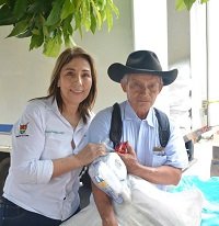 Más puntos de entrega de paquetes nutricionales a adultos mayores de Yopal