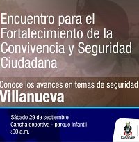 33 casas entregará la Gobernación en encuentro de seguridad y convivencia ciudadana este sábado en Villanueva 