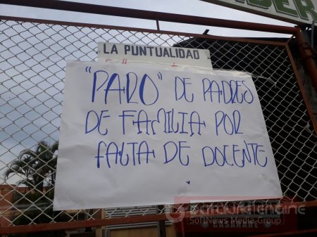Niños de primero de primaria del colegio Rafael Uribe de Pore llevan un mes sin clases por falta de profesor