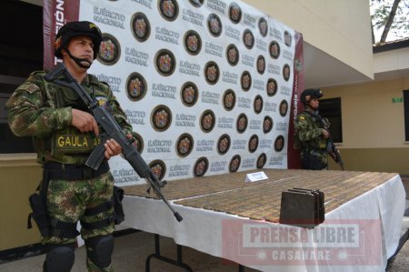 Ejército capturó en Arauca dos integrantes de grupo armado organizado y halló deposito ilegal de munición