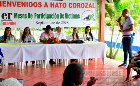 En Hato Corozal Magistrados de la JEP se reunieron con las víctimas del conflicto de Casanare
