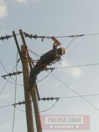 Suspensiones de energía eléctrica en zona rural de Yopal y el sur de Casanare