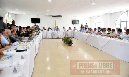Presidente Duque encabezó Consejo de Seguridad en Arauca