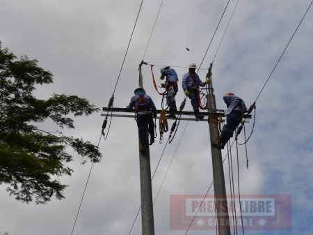 Este jueves suspensión de energía eléctrica en Aguazul, Maní y Pajarito