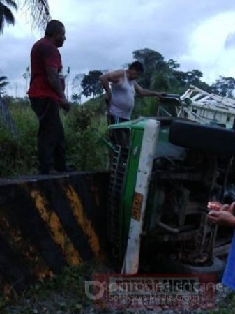 Una persona murió y otra resultó herida en accidente de vehículo de carga al sur de Casanare