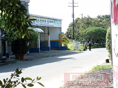 Policía desactivó artefacto explosivo colocado en establecimiento comercial en Aguazul