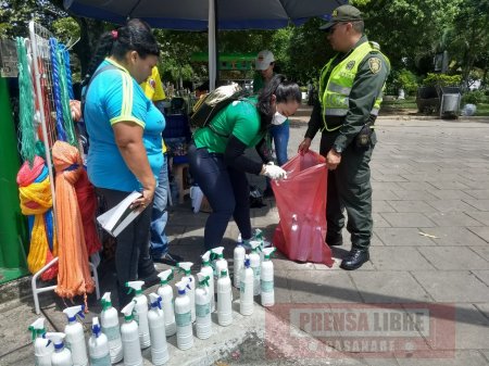 Operativo de control a la venta de productos químicos insecticidas en las calles de Yopal
